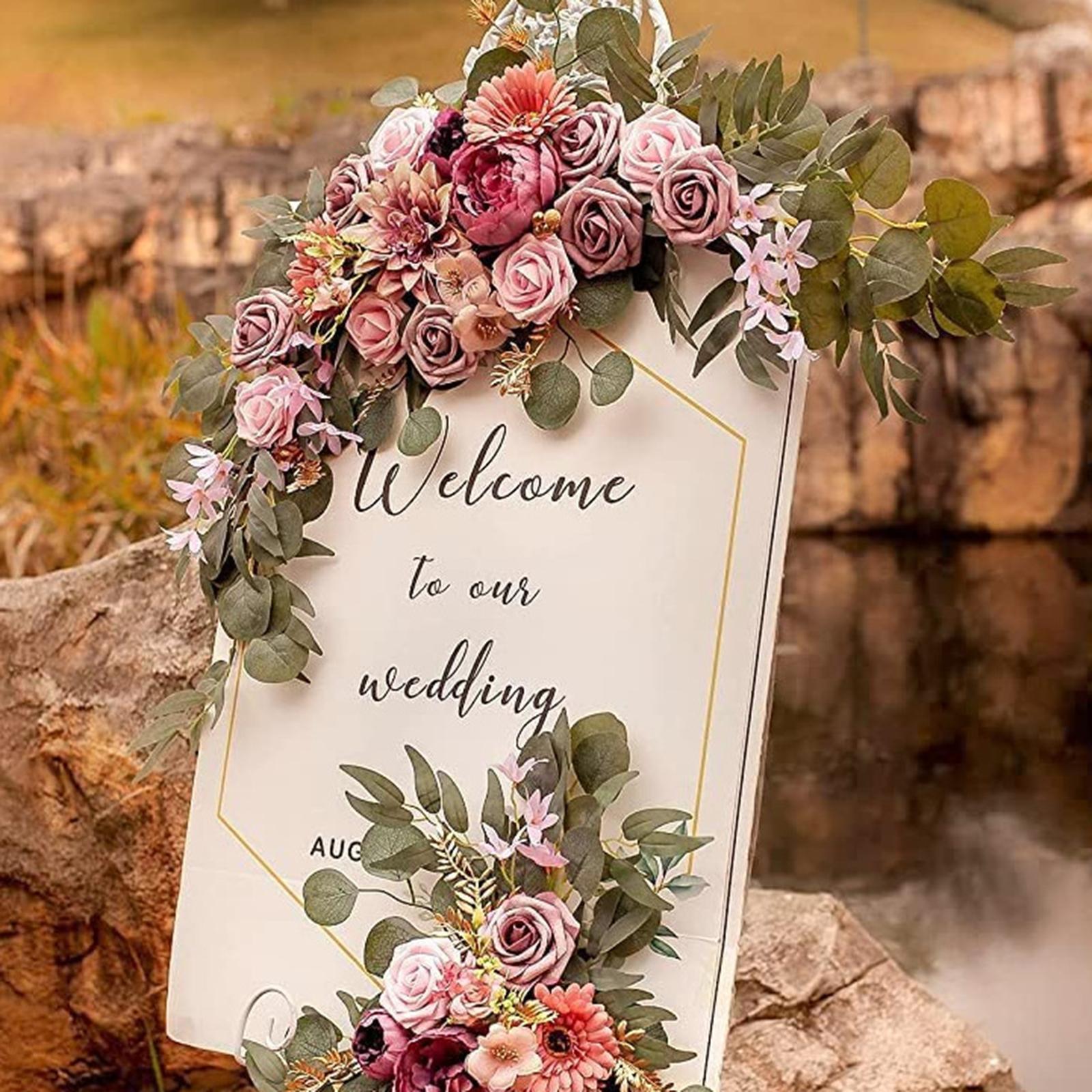 Artificial Flowers Swag Wedding Arch Flowers