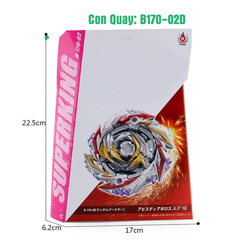 Con Quay B170-02D Kèm Bệ Phóng | Con Quay BEYBLADE B170-02D