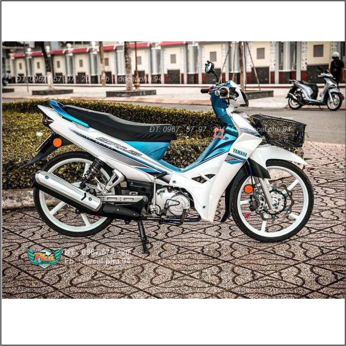 Tem Sirius Trắng Xanh