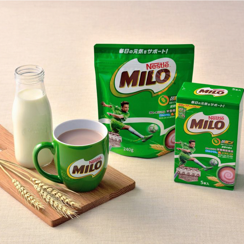 Bột lúa mạch Milo Nestle vị ca cao Nhật Bản 240g