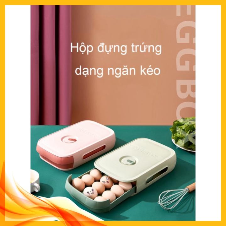 Hộp Bảo Quản Trứng Elegant Plain trong tủ lạnh ️