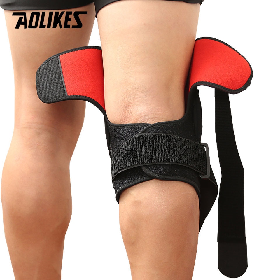 Đai bảo vệ đầu gối AOLIKES A-7907 thanh hợp kim nhôm trợ lực Sport Knee Protector