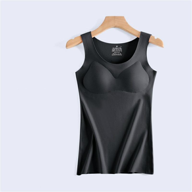 Quần Lót Sinh Nhiệt Mùa Đông Liền Mạch Nhiệt Nữ Áo Vest Plus Cashmere Đầu Bên Trong Mặc Cho Nữ Áo Lót Nữ Bra Thoải Mái Quần Lót