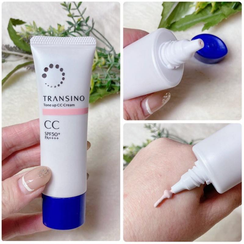 Kem CC Trang Điểm Trắng Sáng Da TRANSINO