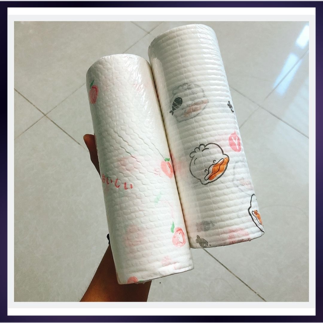 Combo 5 cuộn khăn lau bếp đa năng siêu dai siêu thấm