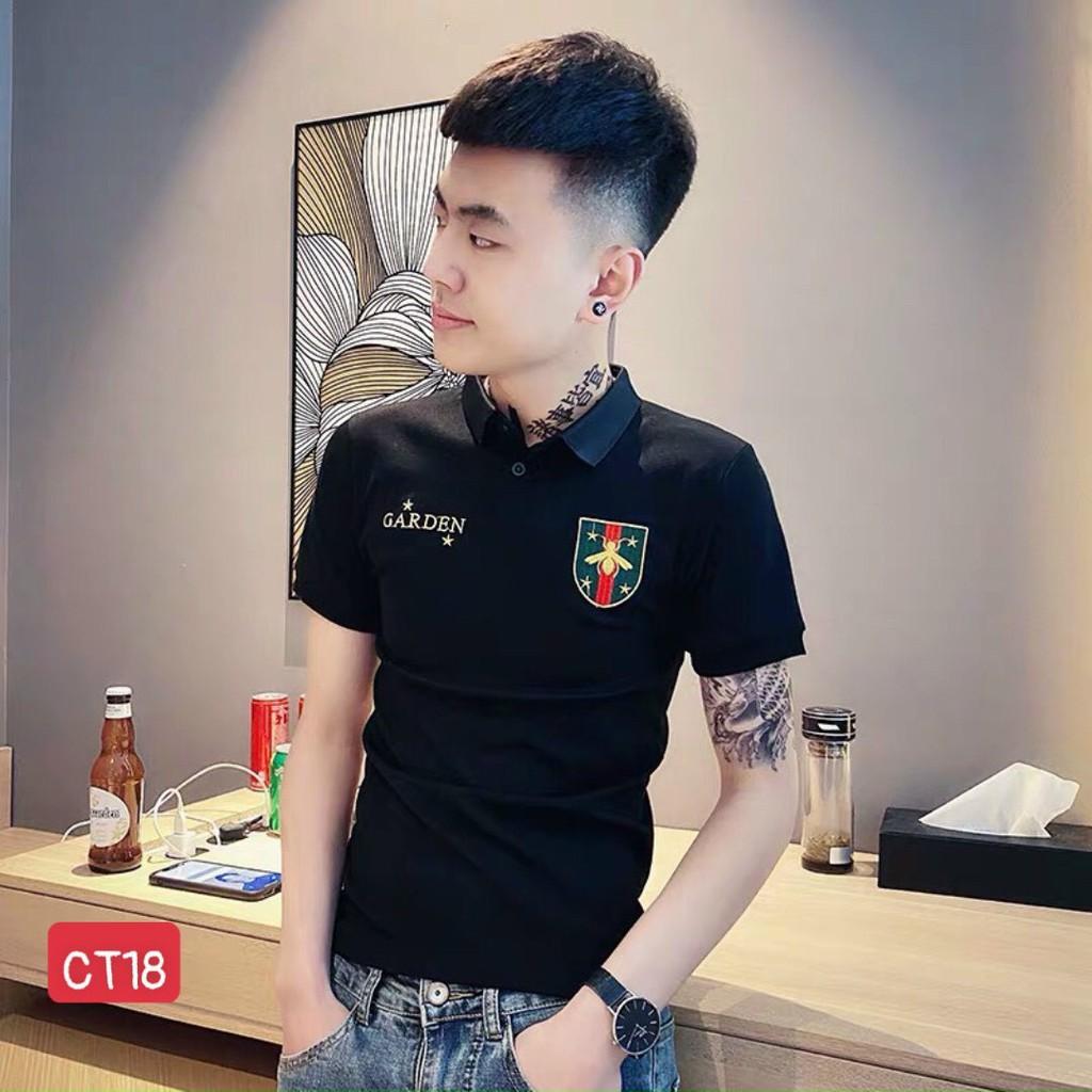 Áo Thun, Áo Phông Nam, Dáng Ôm Body, Không Nhăn, Không xù Hit Hót Thời Trang Cao Cấp TINA ms18