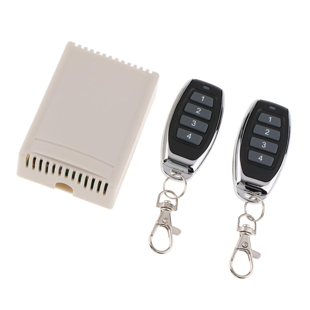 Bộ Thu Phát Không Dây Điều Khiển Từ Xa RF 12 V DC 433 Mhz 4CH