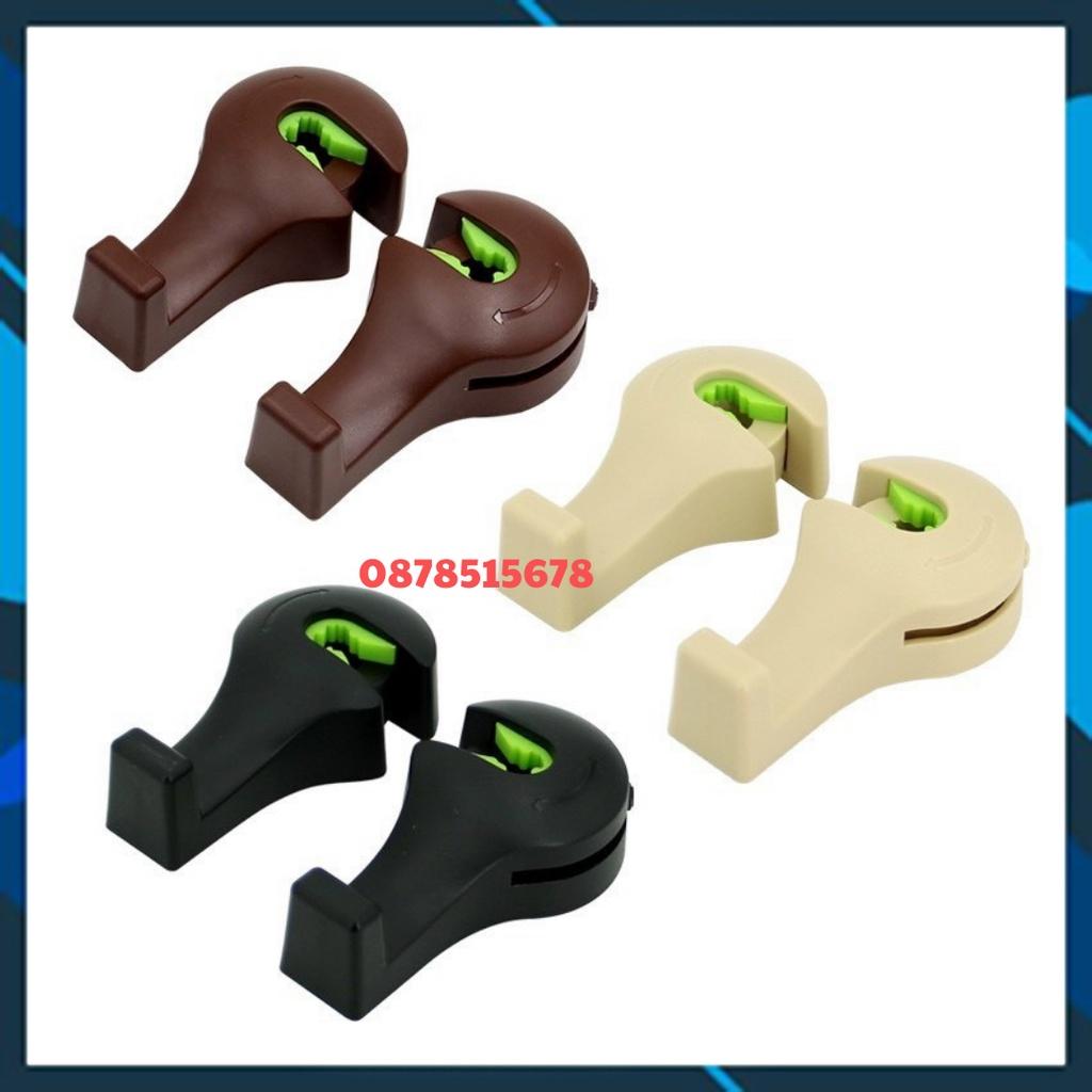 Bộ 2 Móc Treo Đồ Tiện Dụng Sau Lưng Ghế Xe Hơi Ô Tô