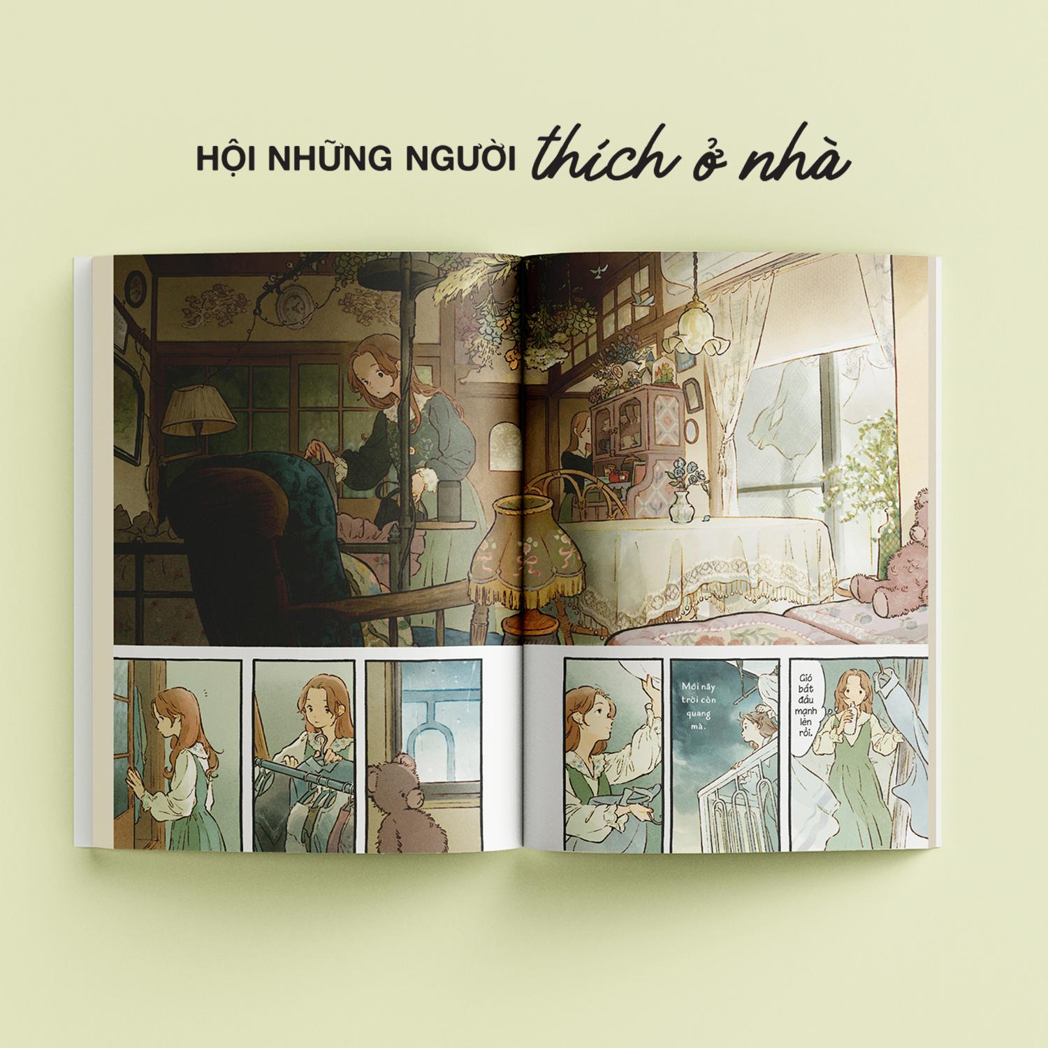 Sách - Hội Những Người Thích Ở Nhà - Tặng Kèm Bookmark + Khung Ảnh