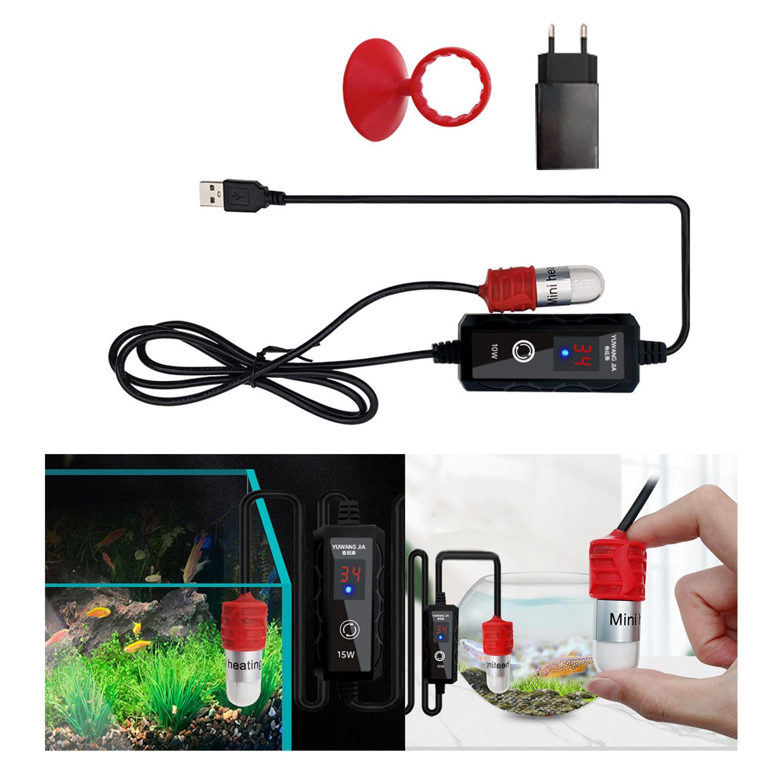 Submersible Thermostat Heat Rod Aquarium Fish Tank Heater Turtle Pond