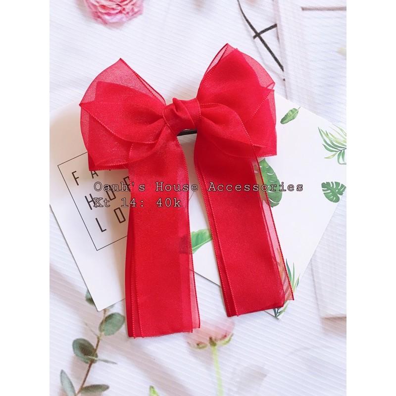 Kẹp nơ phối voan siêu xinh