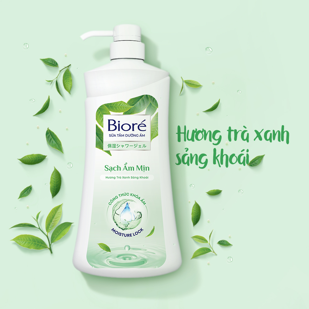 Sữa tắm Bioré Dưỡng Ẩm Đủ Hương 530g