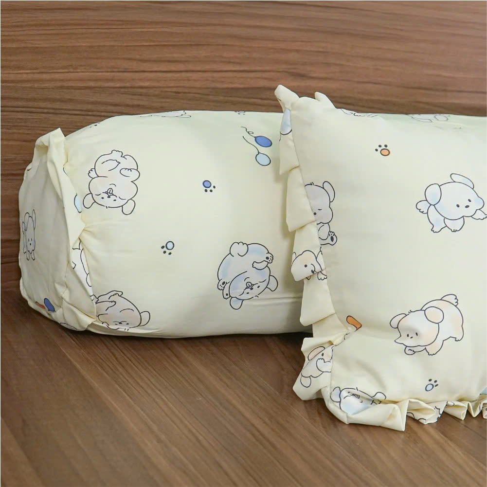 Gối lông vũ nhân tạo em bé TATANA + Tặng áo gối ( Màu ngẫu nhiên )