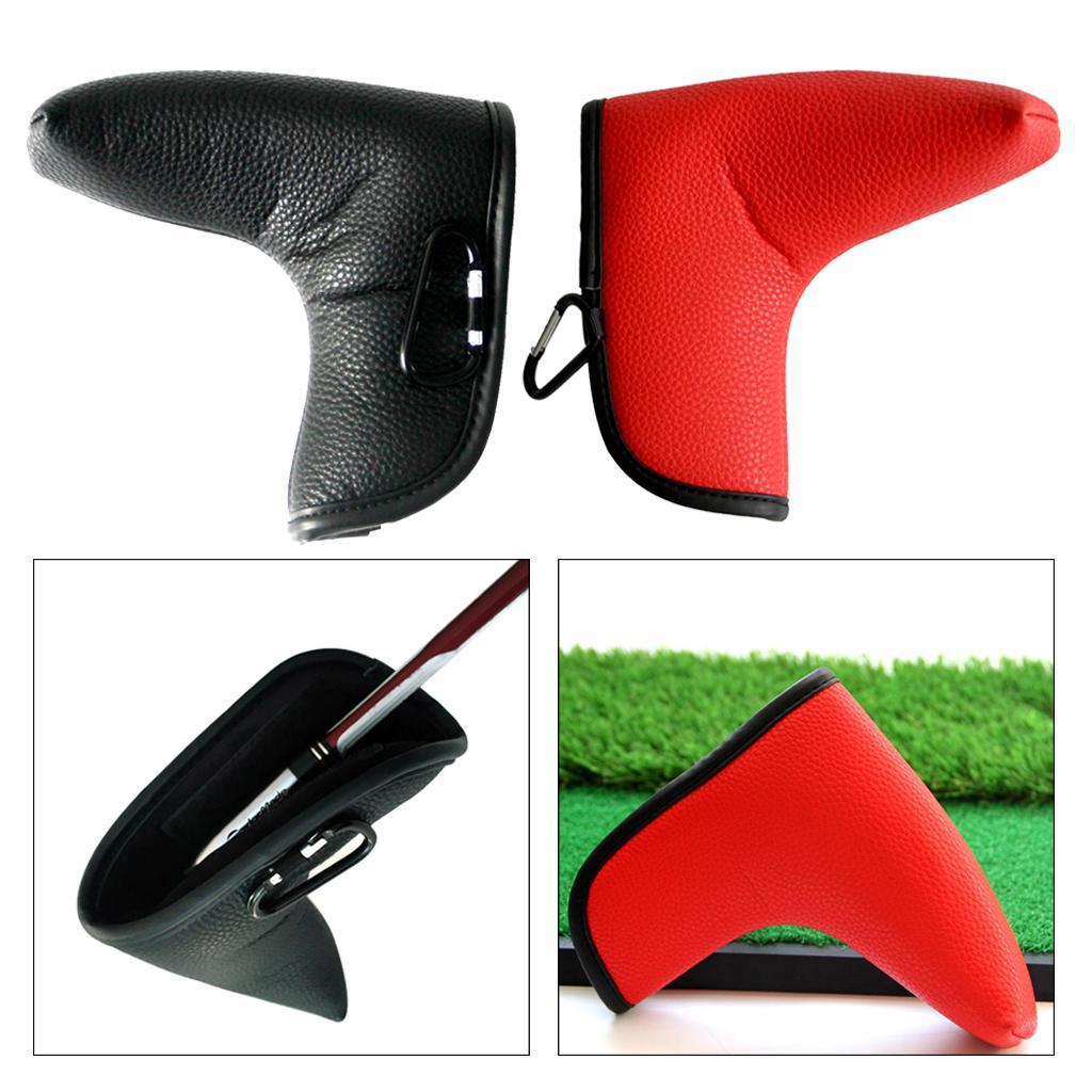 2-6pack Golf Blade Putter Head Cover Headcover Protector Bag Club Cover Sleeve