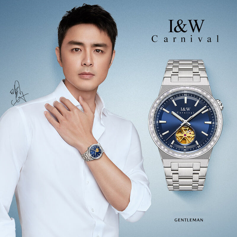 Đồng hồ nam chính hãng IW Carnival IW761G-2 ,kính sapphire,chống xước,chống nước 50m,Bh 24 tháng,máy cơ (automatic)