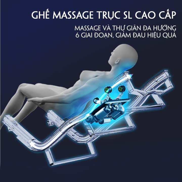 Ghế massage cao cấp Hapo Gold 01|Massage toàn thân tại nhà|CÔNG NGHỆ 4D,massage không trọng lực|Máy đấm bóp toàn thân