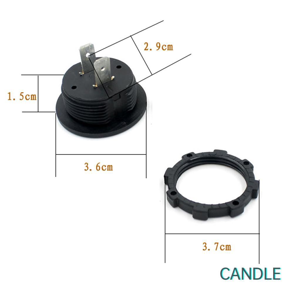 Ổ Cắm Điện Hai Cổng Usb 2.1 Amp Cho Xe Máy
