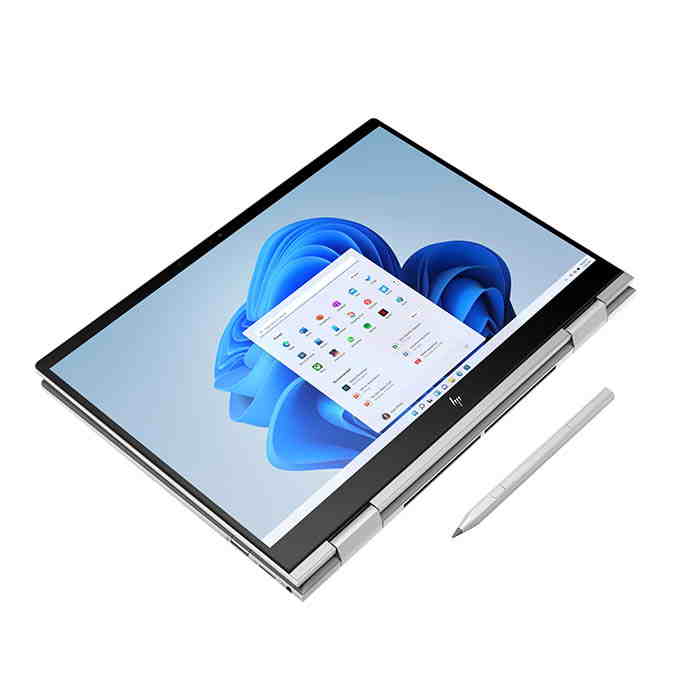 Laptop HP ENVY x360 13-bf0114TU 7C0P0PA (Core i5-1230U | 8GB | 512GB | Iris Xᵉ Graphics | 13.3 inch 2.8K | Windows 11 | Natural Silver) - Hàng Chính Hãng