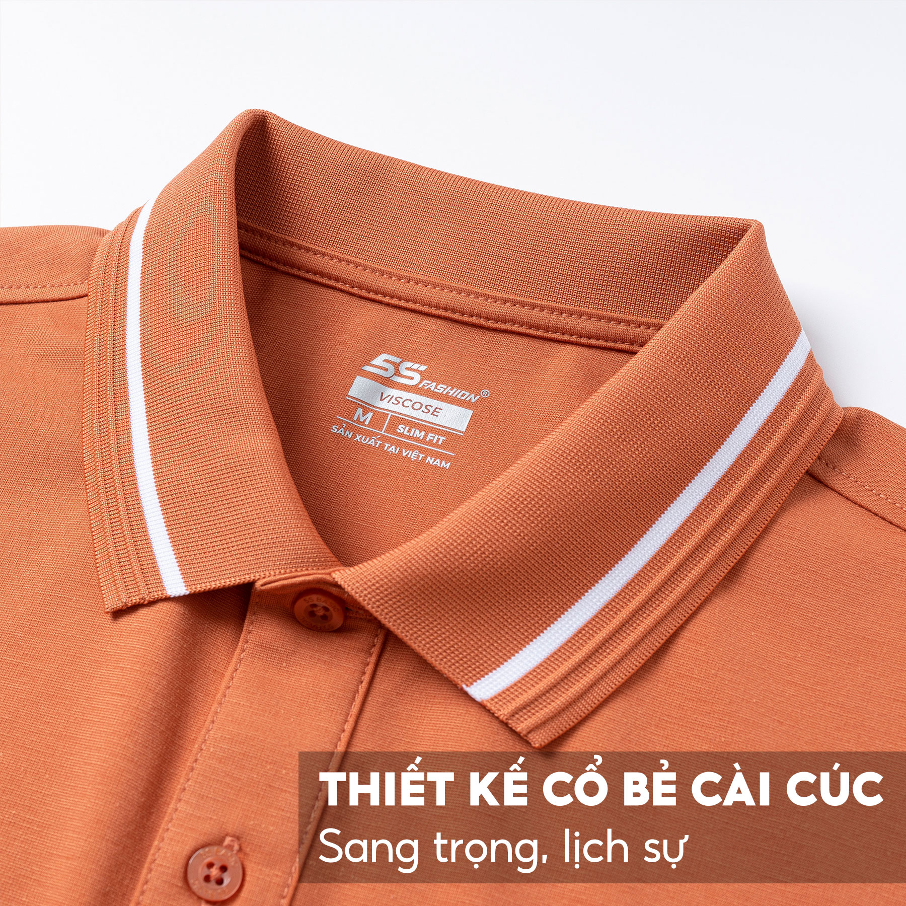 Áo Polo Nam 5S ALTITUDE, Chất Liệu Viscose Siêu Mềm Mịn, Thoáng Mát, Thiết Kế Basic, Trẻ Trung, Lịch Lãm (APC23015)