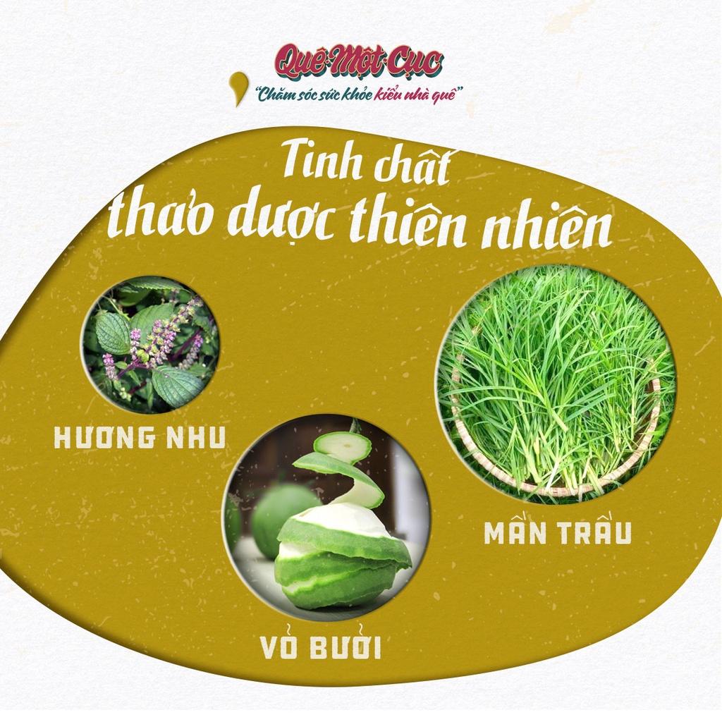 Xịt dưỡng tóc bưởi thơm ‍️Xịt bảo vệ tóc khỏi nhiệt, mềm mượt, dài khỏe, giảm rụng tóc QUÊ MỘT CỤC 100ml