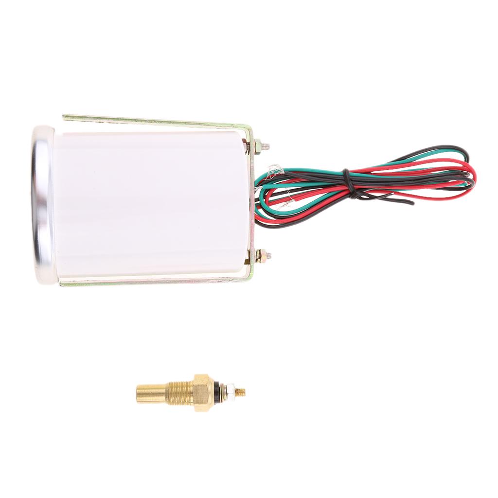 Car Motorcycle LED Gauges for Water Temp Temperature 12V 1/8NPT