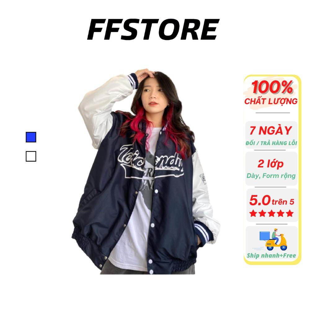 Áo khoác gió bomber nam nữ Tori local brand chất dù 2 lớp form rộng, khoác ulzzang unisex FFSTORE