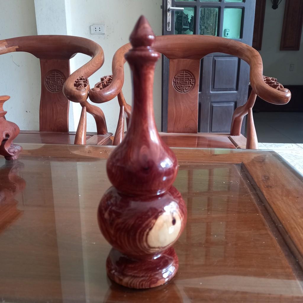 Hồ lô gỗ cẩm cao 23cmx9cmx9cm