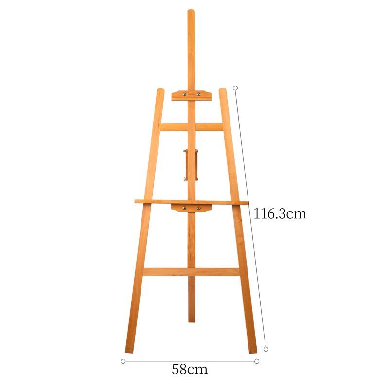 Giá Vẽ Tranh Bằng Gỗ Deli - 116x58cm - Giá Đỡ Tranh - Kệ Đỡ Trưng Bày Mẫu - 1 Chiếc - 73879
