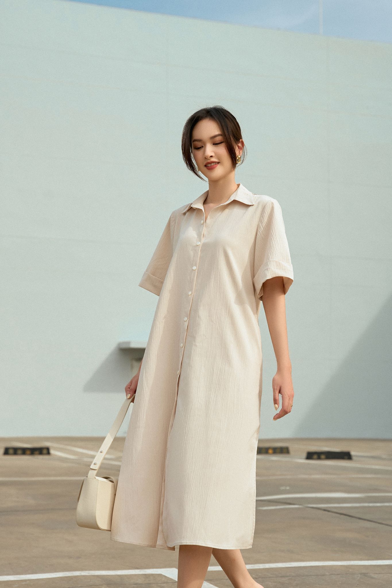 OLV - Đầm Sand Long Shirt Dress