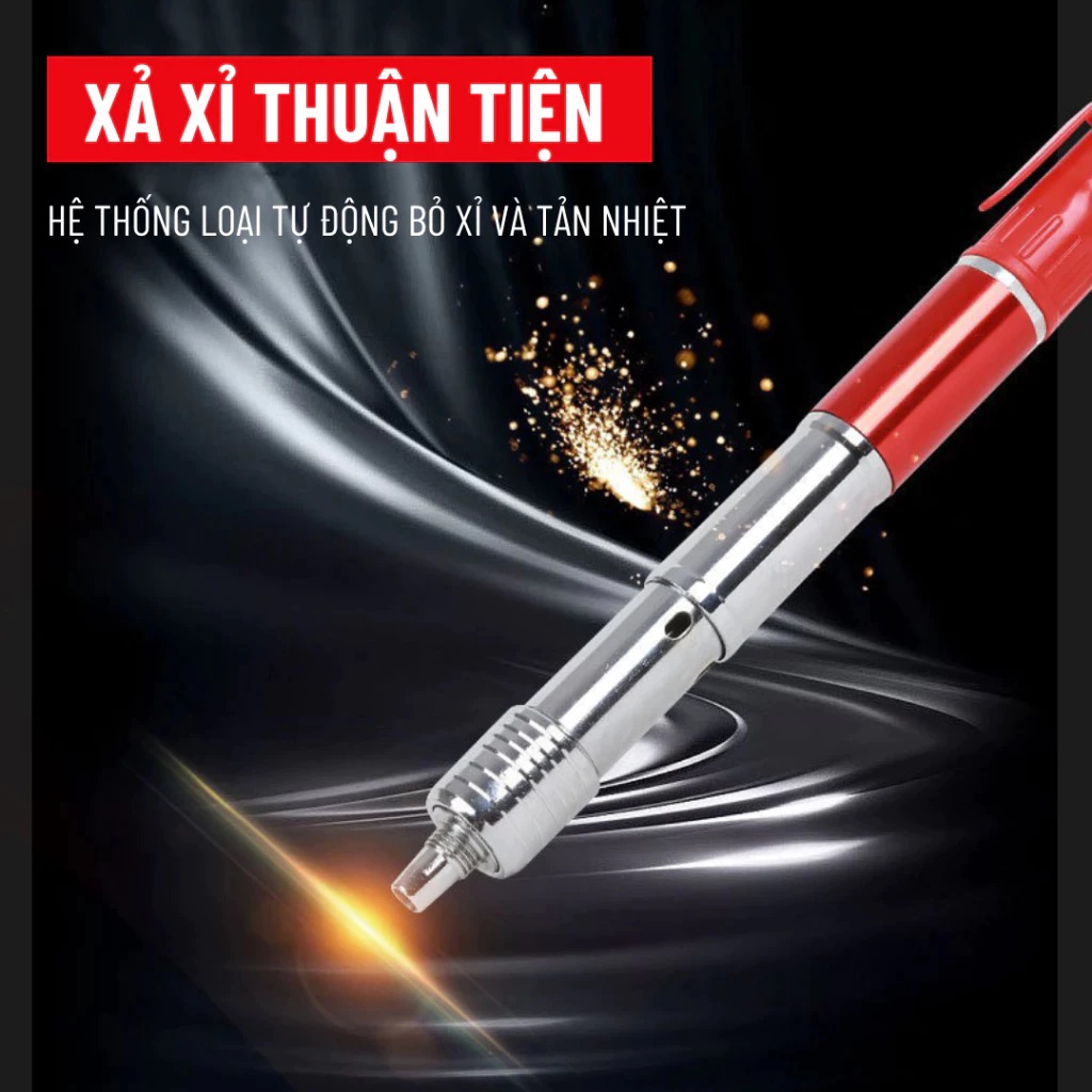 Máy Bắn Đinh Hạt Nổ GDV Kapusi Bắn Đinh Bê Tông Tay Cầm Đỏ - TẶNG KÈM 100 ĐINH, Đóng Đinh Dễ Dàng, Bộ Giảm Thanh Đôi - Hàng Chính Hãng
