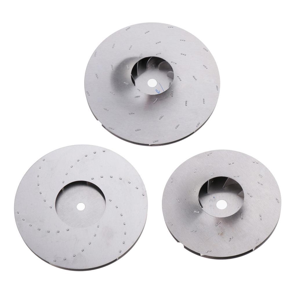 Vacuum Cleaner Accessory Motor Rotating Fan 4.4"/5"/3.4" 8mm Hole Aluminum 112mm