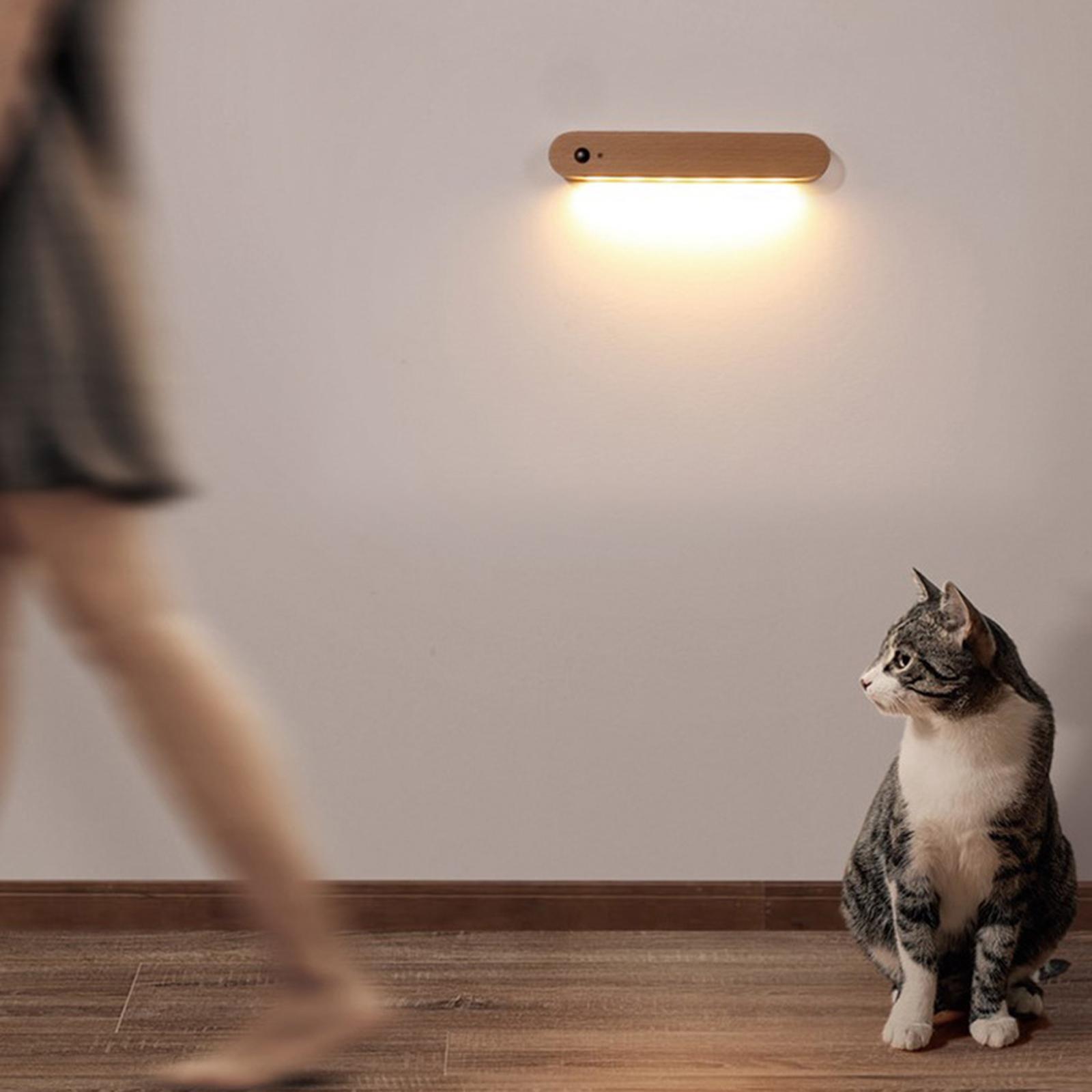 Wireless Motion Sensor Light Magnetic Strip Night Light Induction Lamp