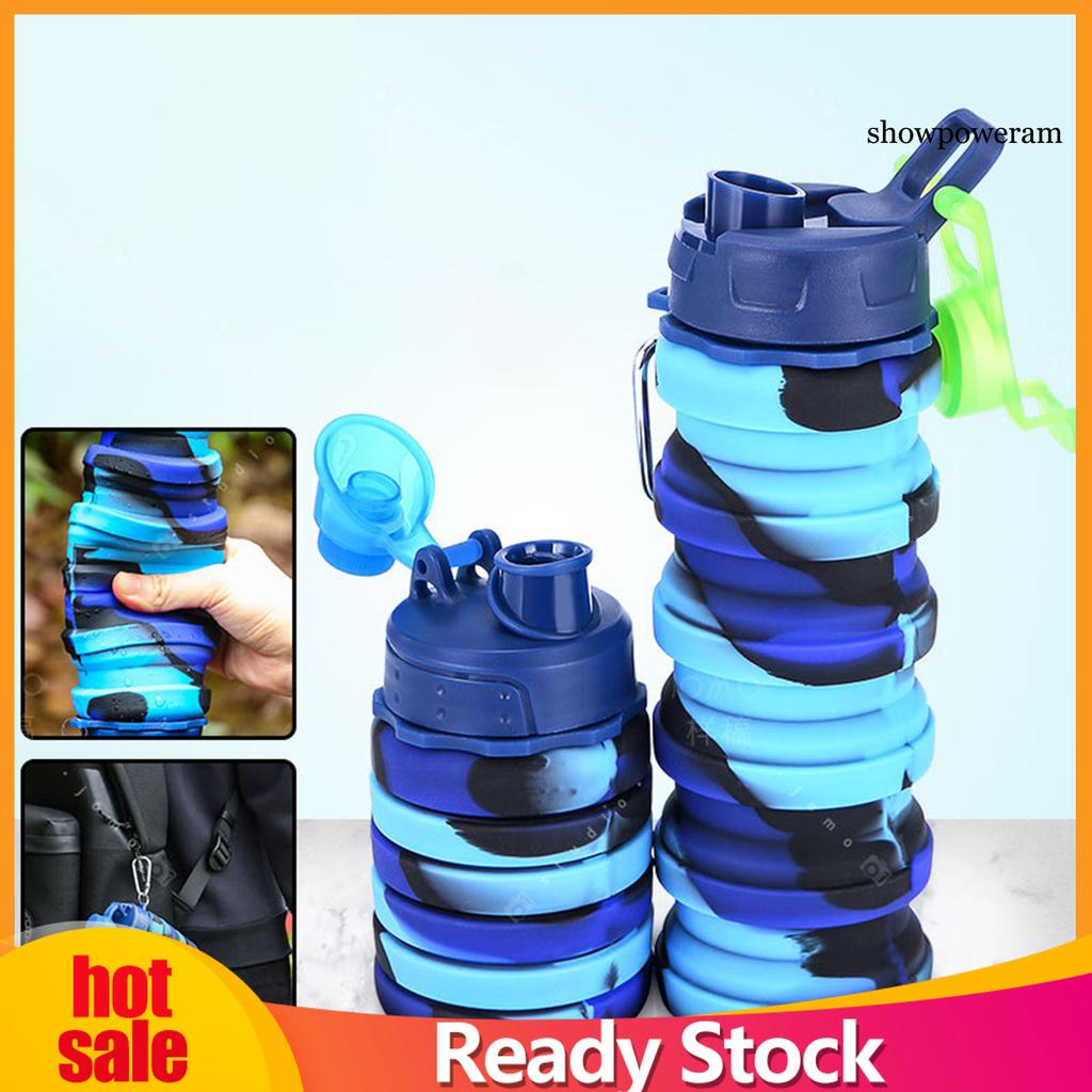 Bình Nước Thể Thao 500ml Gấp Gọn Tiện Lợi
