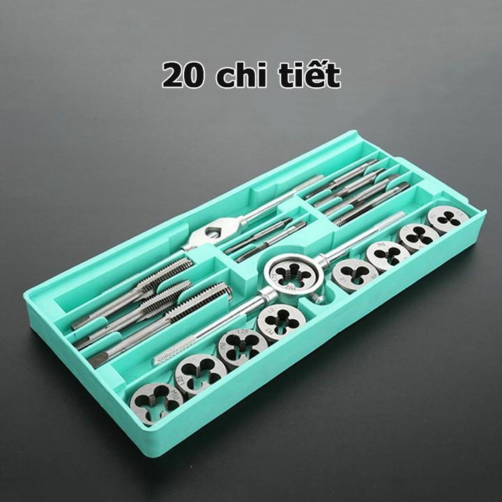 Bộ tạo ren 12 20 40 chi tiết bộ taro hợp kim siêu cứng