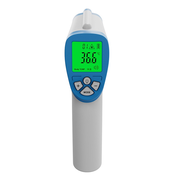 Thiết bị đo nhiệt độ hồng ngoại đo trán không tiếp xúc DT8806C  ( Tặng kèm pin  )