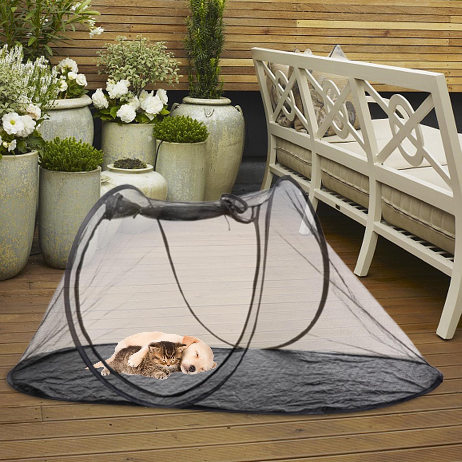Pet Tent Houses Fence Foldable Cat Tent Playpen for Small Animals Cats Bunny