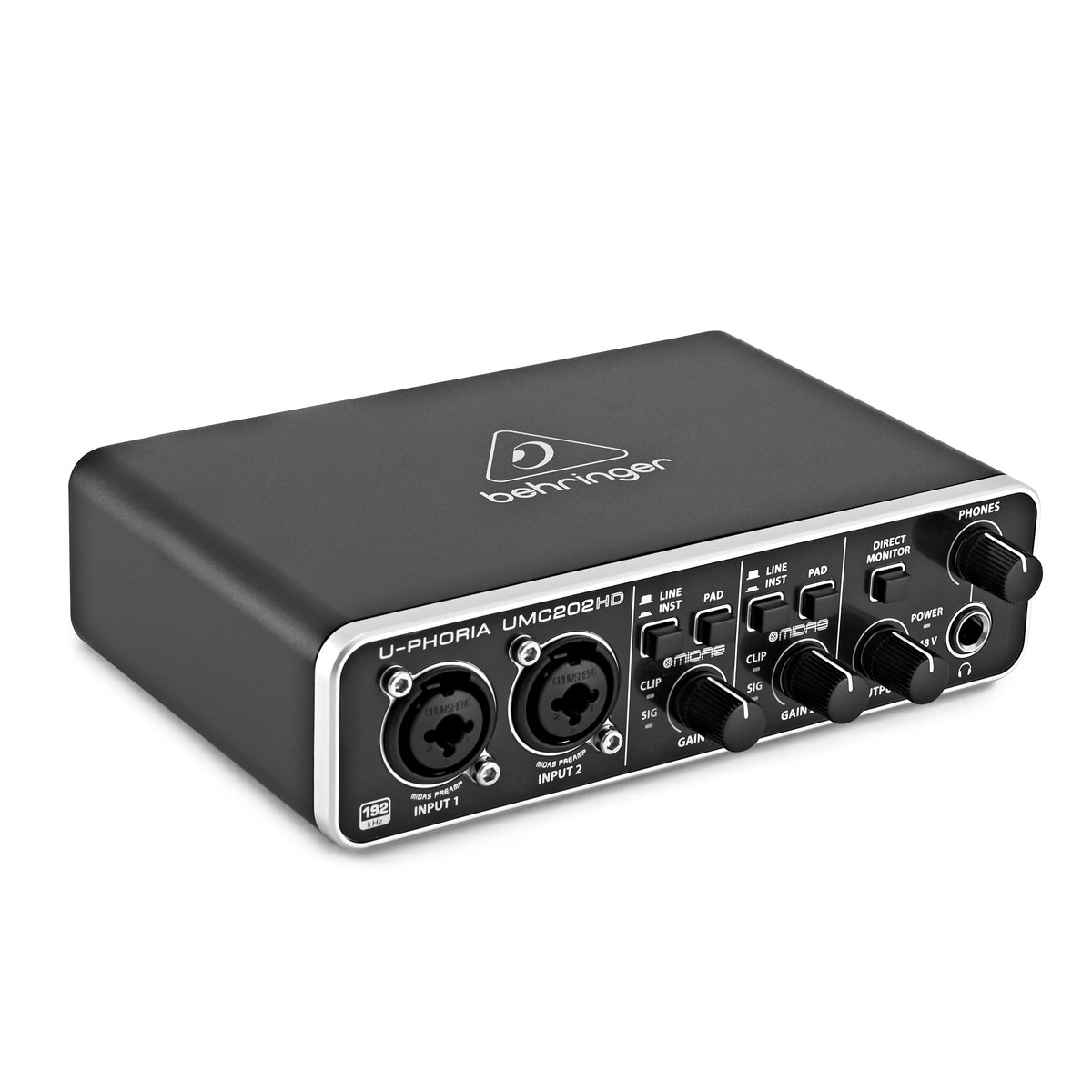 Sound card thu âm Behringer U-PHORIA UMC202HD - Hàng Nhập Khẩu