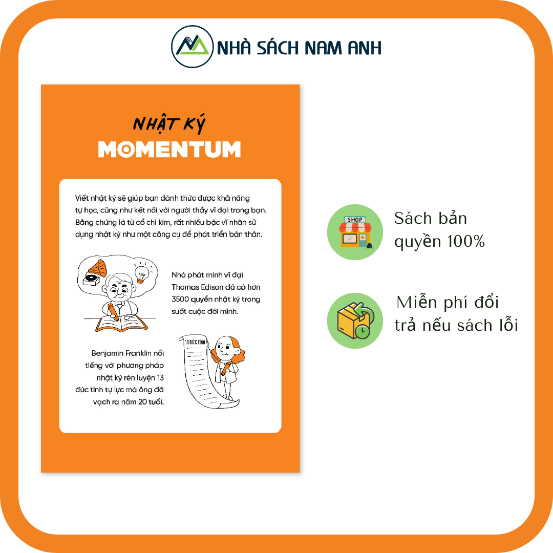 Sổ tay Nhật Ký Momentum - Tác giả Dư Anh Khoa