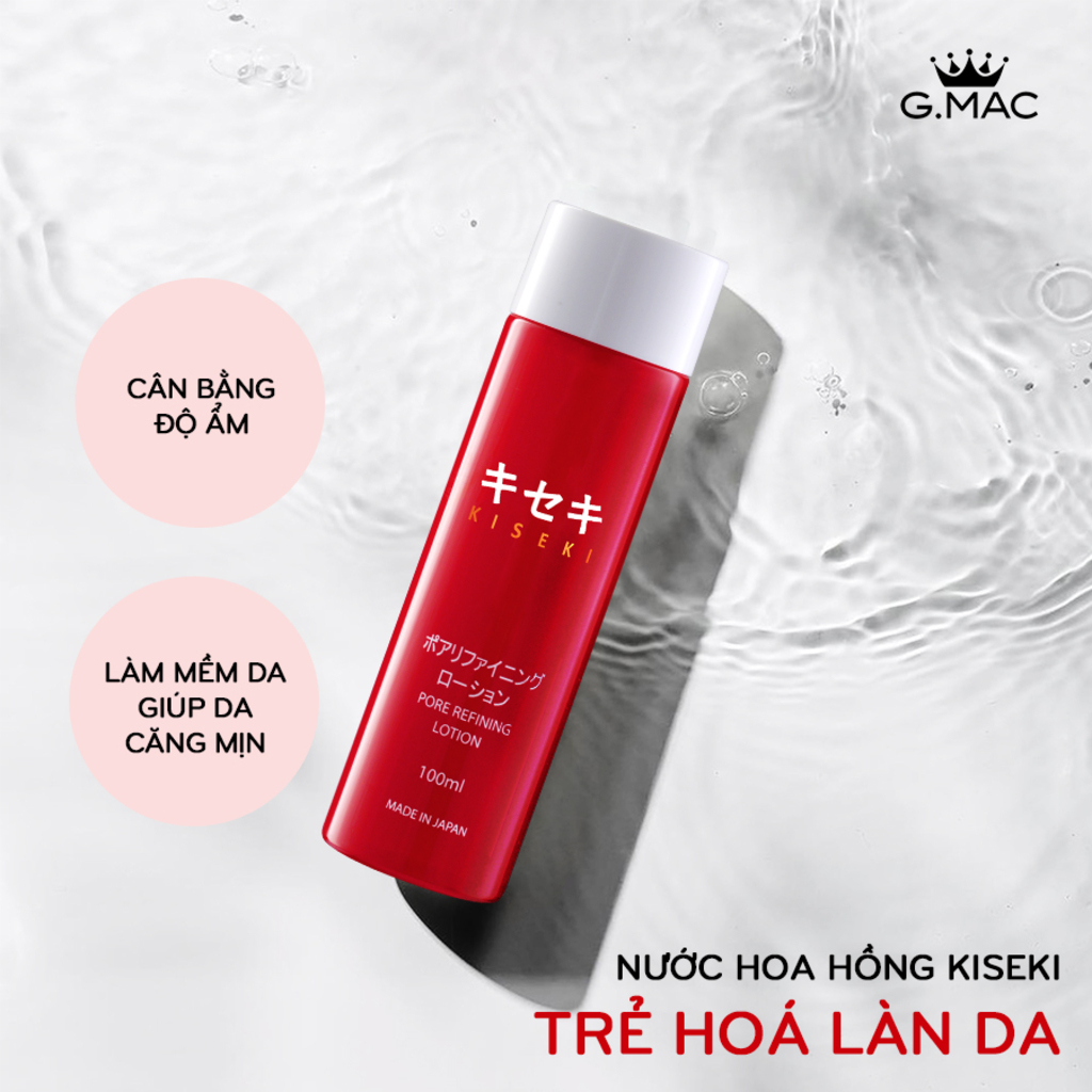 Nước Hoa Hồng Kiseki Pore Refining Lotion (100ml)