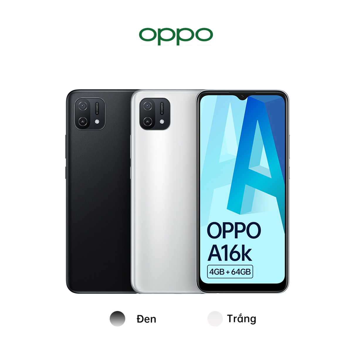 Điện thoại Oppo A16K (4GB/64GB) -Hàng Chính Hãng, Mới 100% | Bảo Hành 12 Tháng - Mới Nguyên Seal - Điện Thoại Giá Rẻ