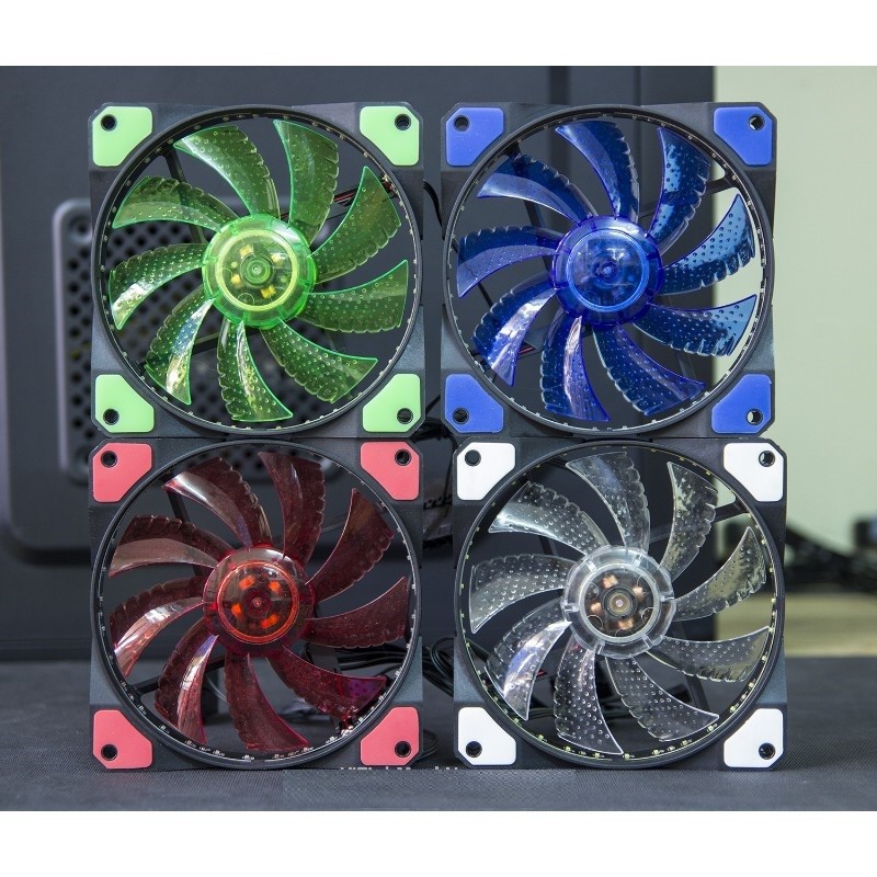 FAN CASE 12CM 33LED GIAO MÀU NGẪU NHIÊN