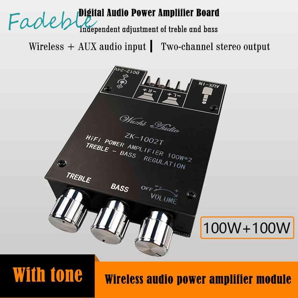 Bảng Mạch Khuếch Đại Âm Thanh ZK-1002T HIFI 2.0 Kênh 100Wx2 Chuyên Dụng