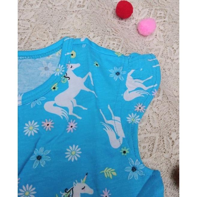 Đầm Pony xanh