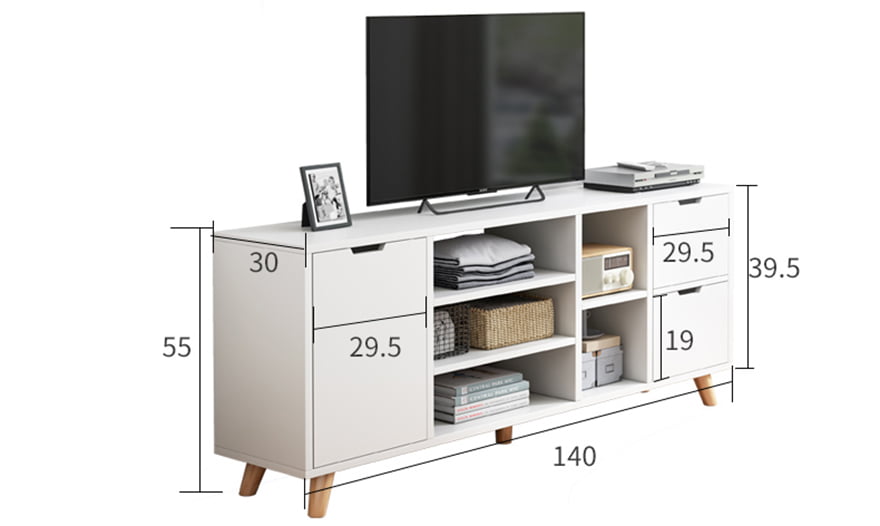 Kệ tivi hiện đại bằng gỗ thiết kế tiện dụng