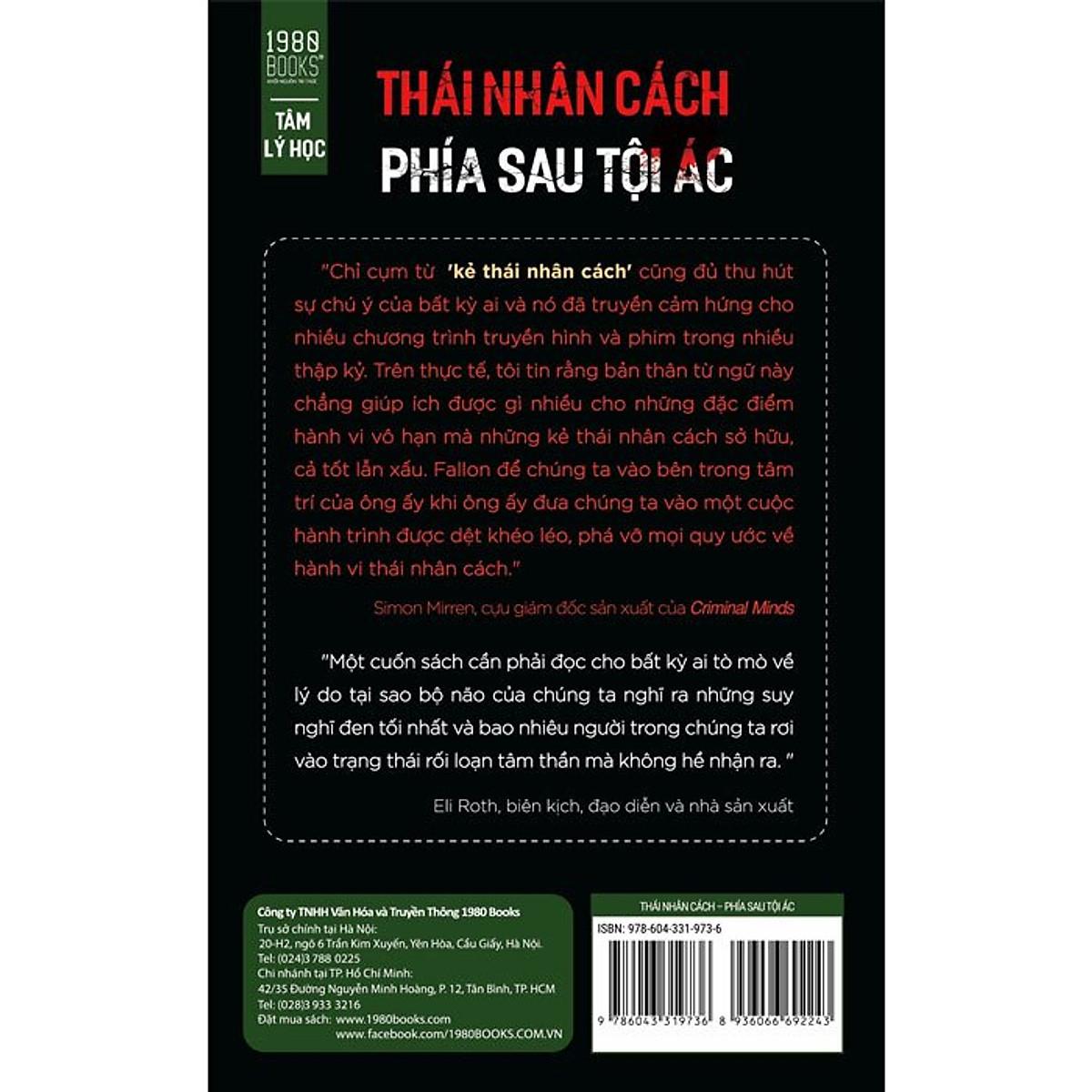 Thái nhân cách - Phía sau tội ác - Bản Quyền