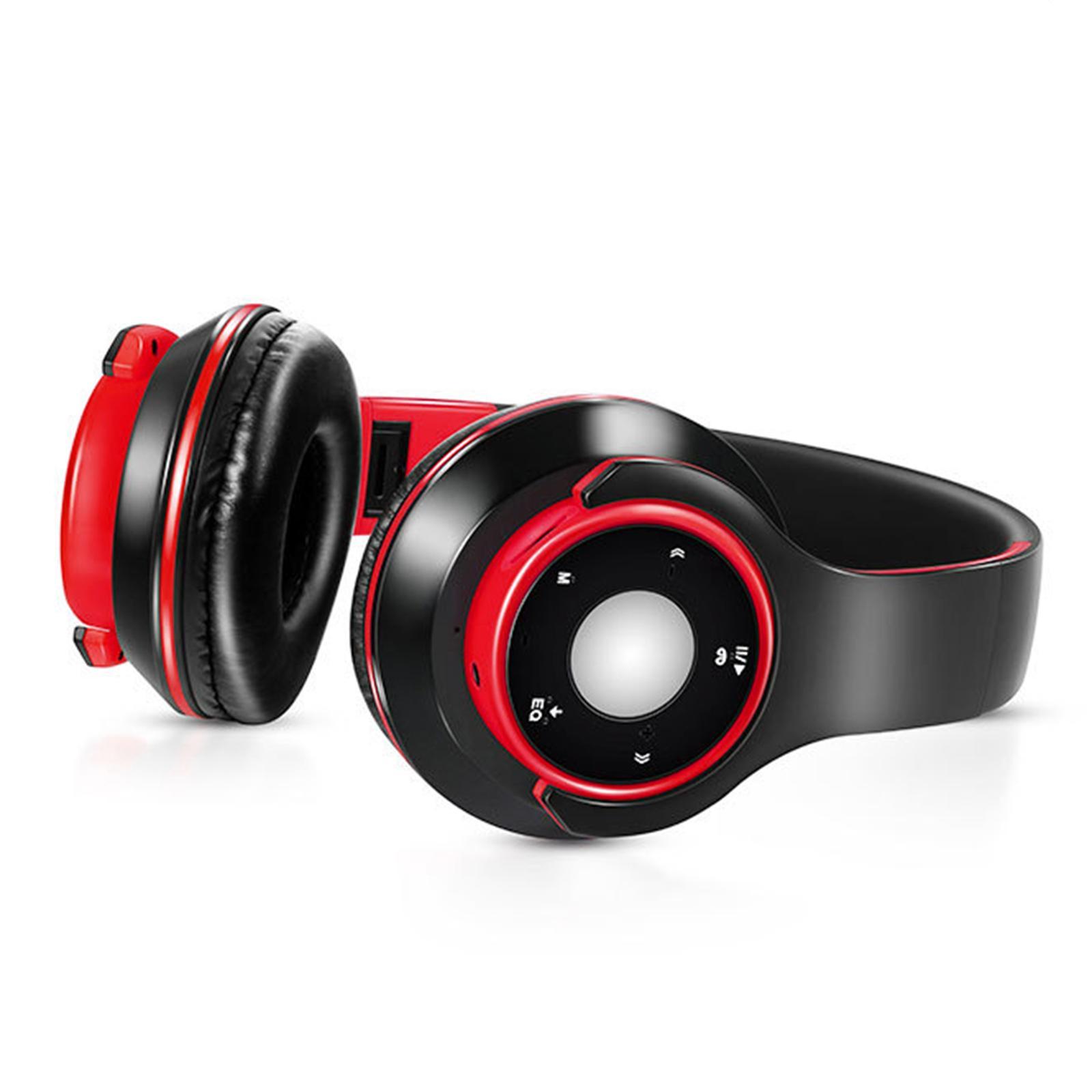 Bluetooth Headset Foldable Adjustable Over Ear Cosy Earpads for Teens