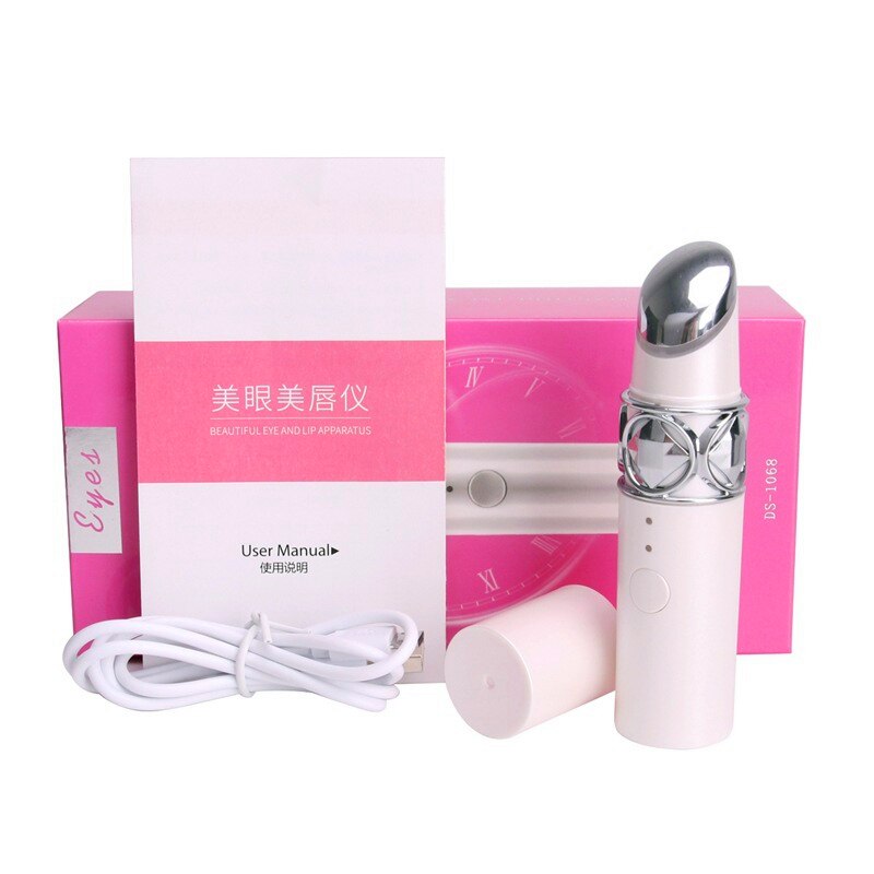 Máy massage mắt, môi chống lão hóa, chống thâm Portable Electric Eye &amp; Lip Beauty Apparatus Anti Wrinkle