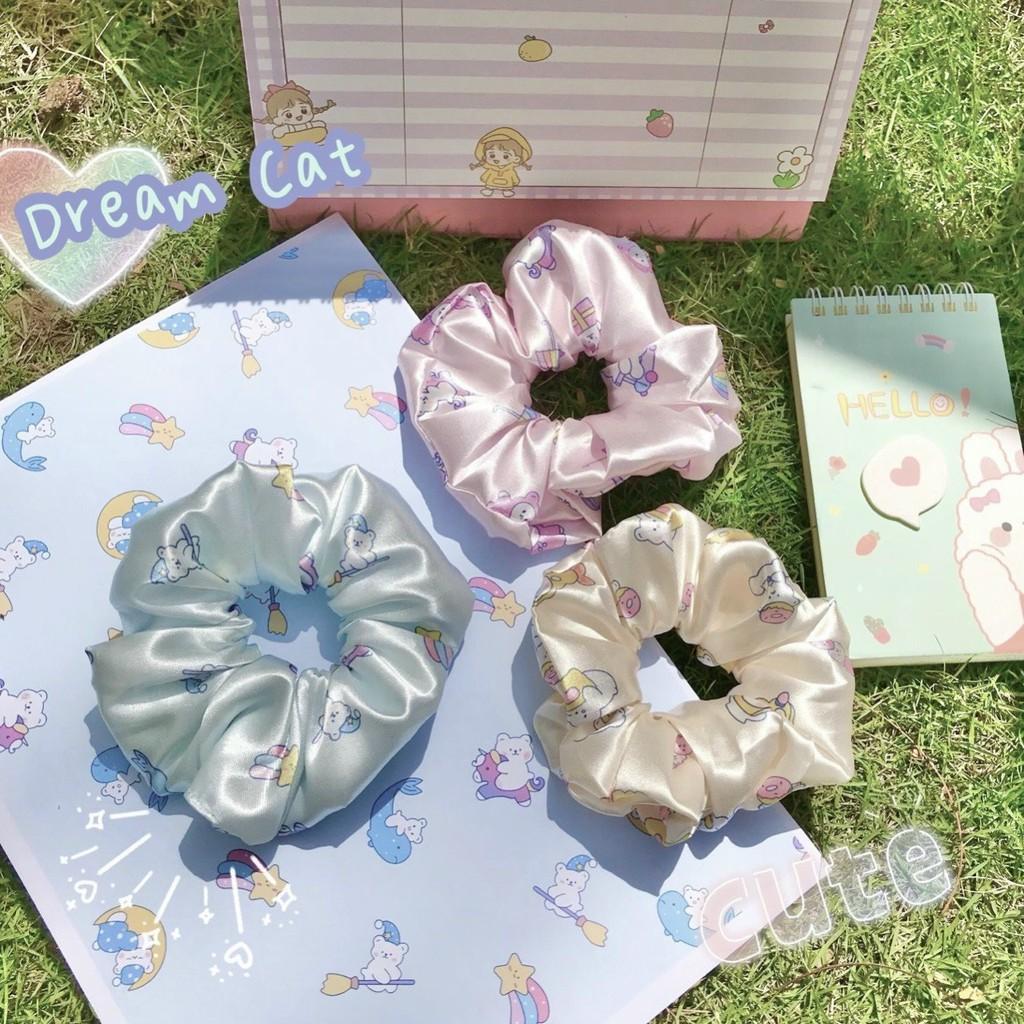 Buộc tóc Scrunchies mẫu xinh xỉu cho cô nàng dễ thương - MiuSua