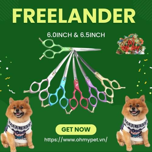 ️️️Kéo cong cắt lông Chó/Mèo cao cấp siêu nhẹ Freelander 6inch và 6.5 inch️️️