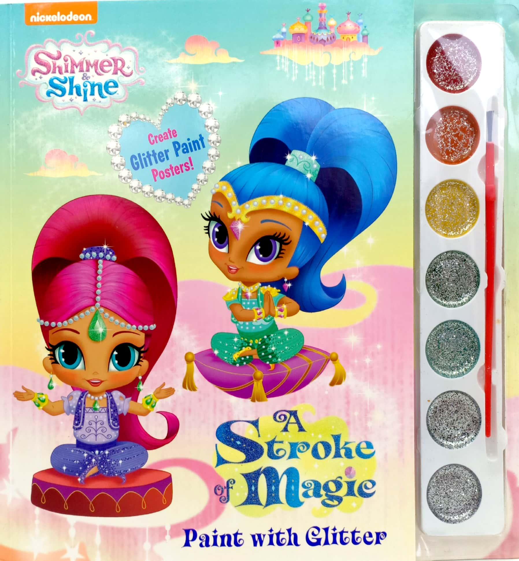 Shimmer &amp; Shine Paint W/ Glitt